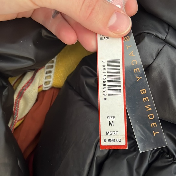 Alice and Olivia Down Puffer Jacket with REAL FOX FUR collar - Picture 8 of 10